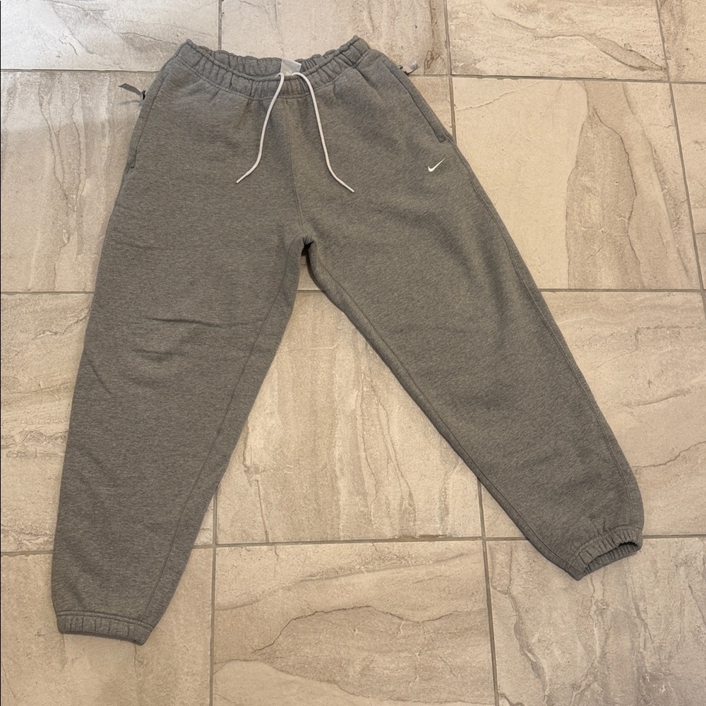 Nike Solo Swoosh Fleece Oversized Sweat Pants S - Picture 10 of 14